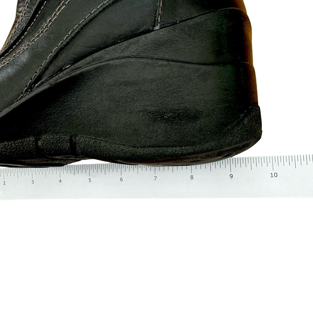Aldo Black Leather Winter Boots, Size 38/7.5 - Picture 12 of 16